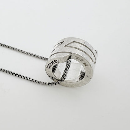 Hermes Italian Necklace 925 Sterling Silver — view 2