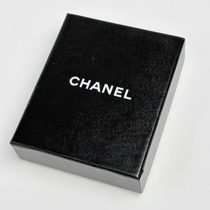 Chanel CC Logo Necklace Heart Silver Plated Pink — view 6