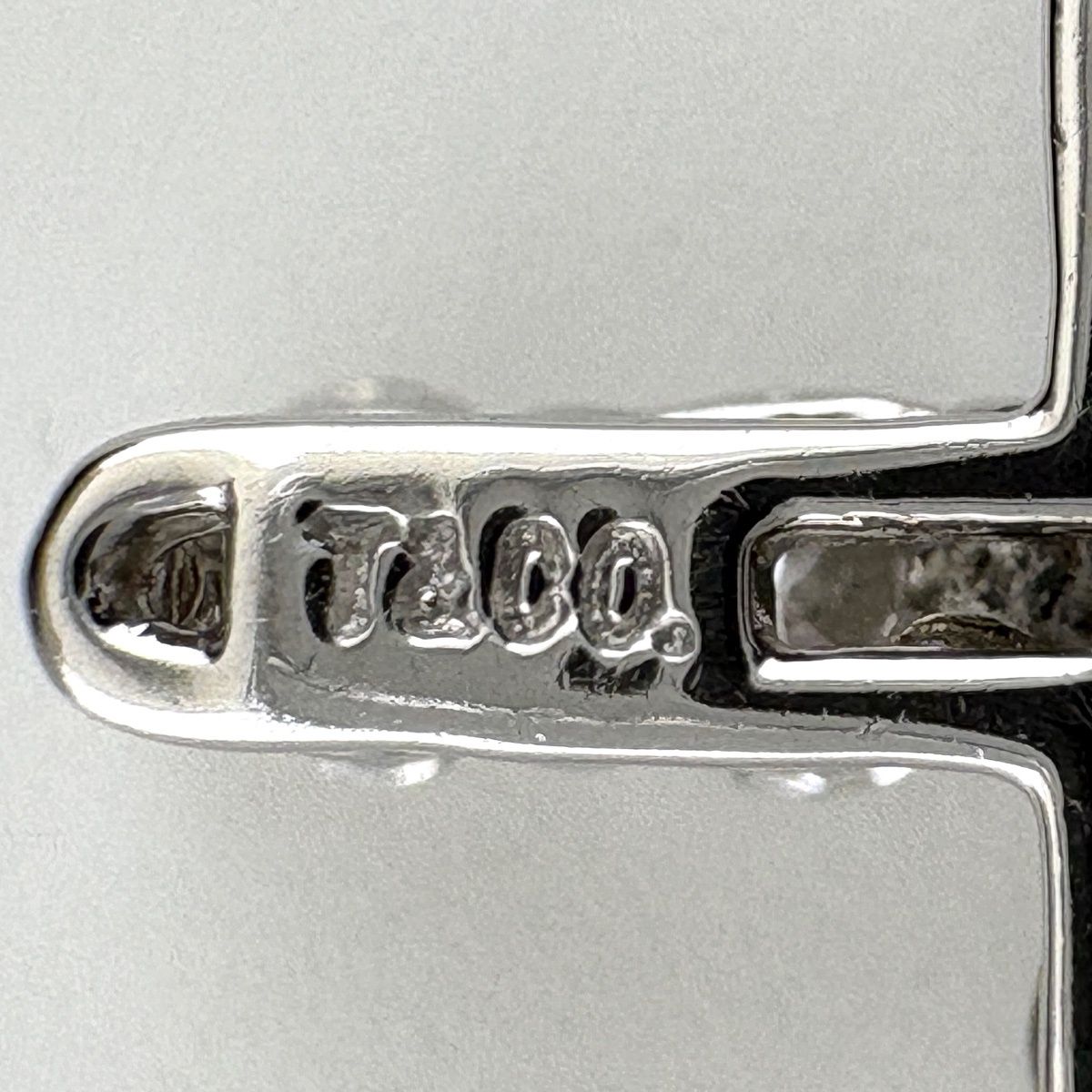 Tiffany & Co Cross Motif Necklace Platinum Pendant Diamond — view 7