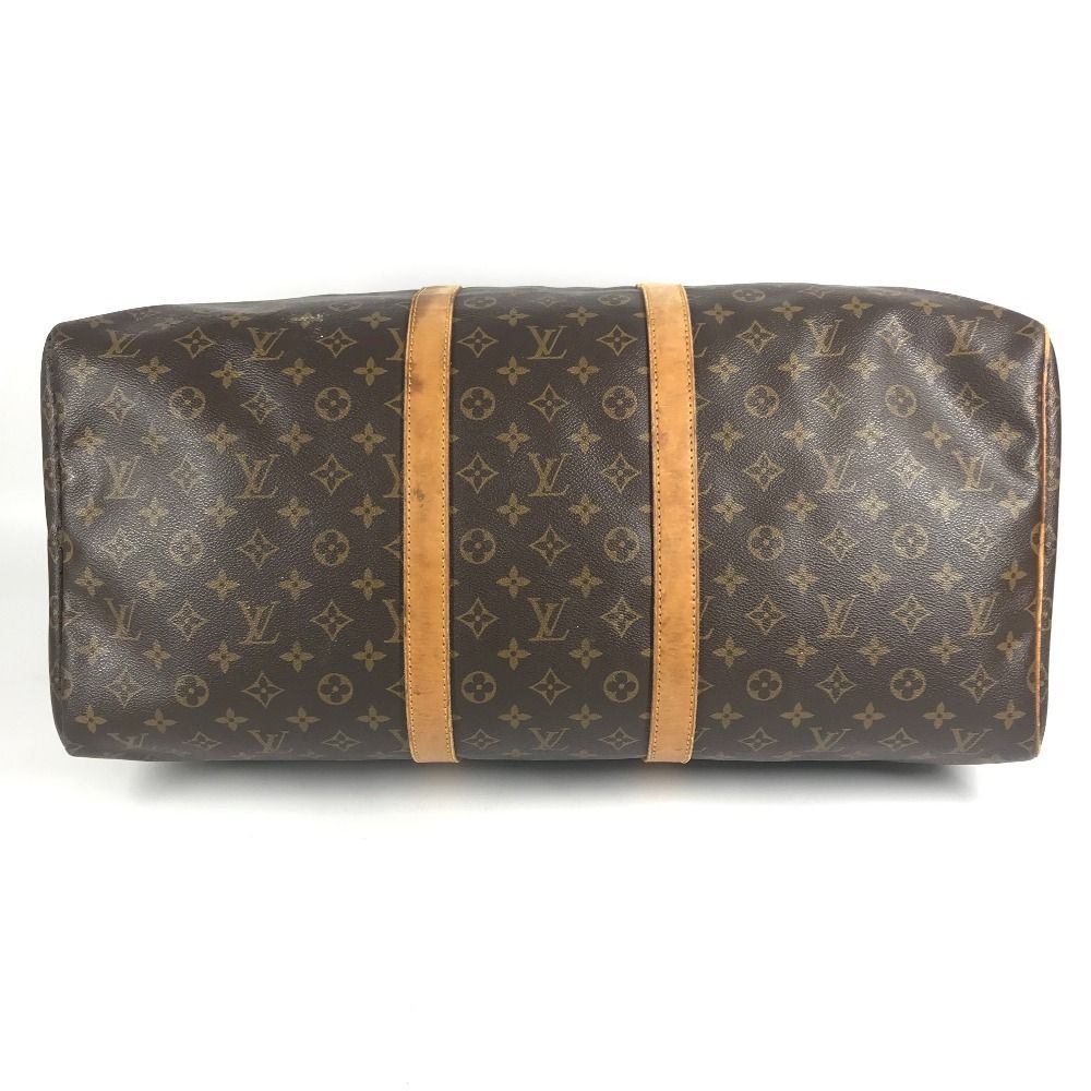 Louis Vuitton Boston Bag Keepall 55 Monogram Canvas Brown — view 6