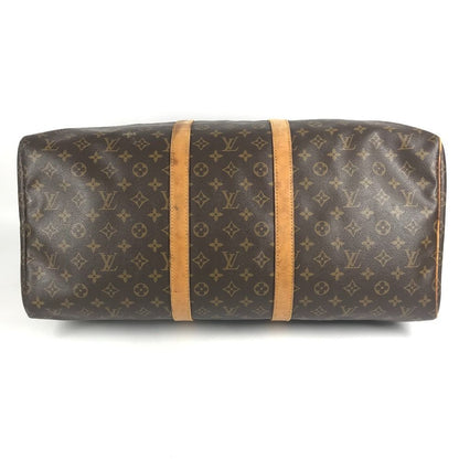 Louis Vuitton Boston Bag Keepall 55 Monogram Canvas Brown — view 6