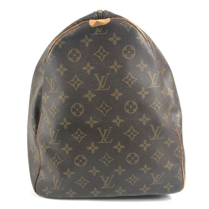 Louis Vuitton Boston Bag Keepall 55 Monogram Canvas Brown — view 3