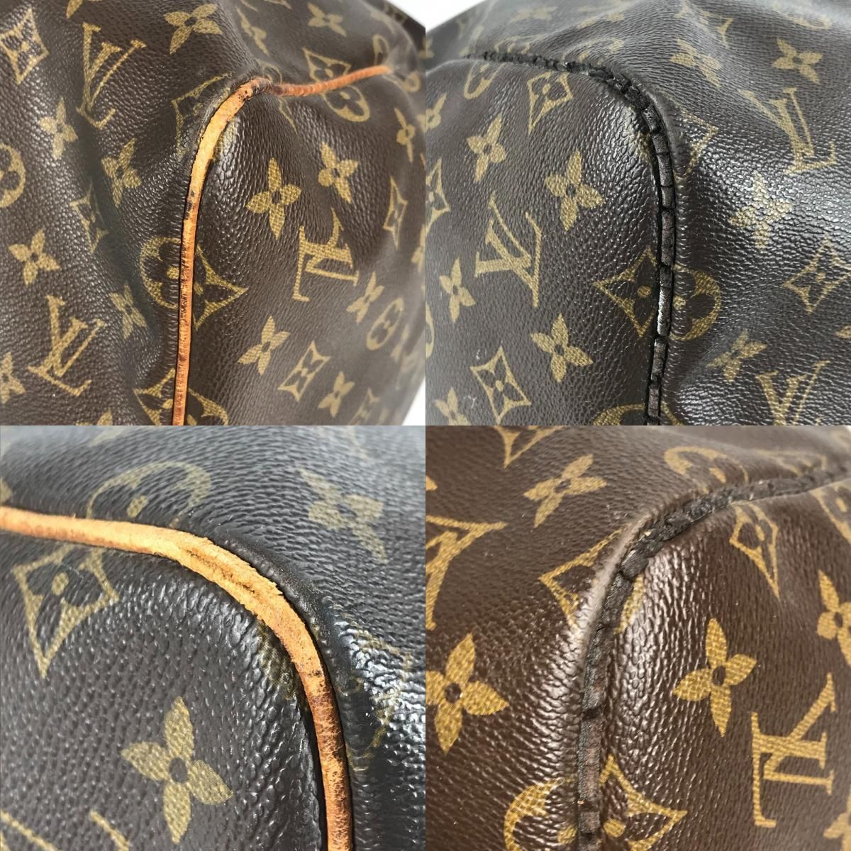 Louis Vuitton Boston Bag Keepall 55 Monogram Canvas Brown — view 7