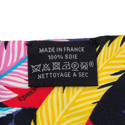 Hermes Twilly Jaguar Quetzal Scarf Multicolor Silk — view 4