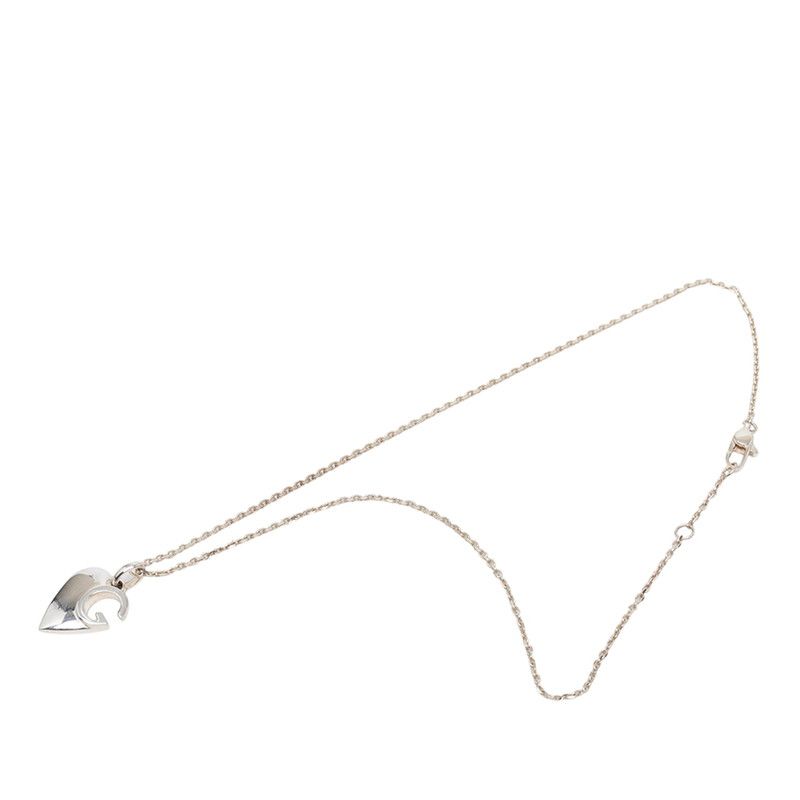 Gucci Heart Chain Pendant 925 Sterling Silver — view 3