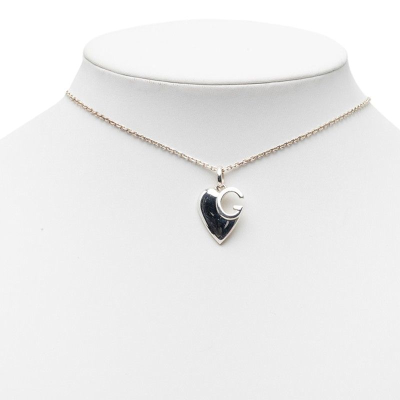 Gucci Heart Chain Pendant 925 Sterling Silver — view 5