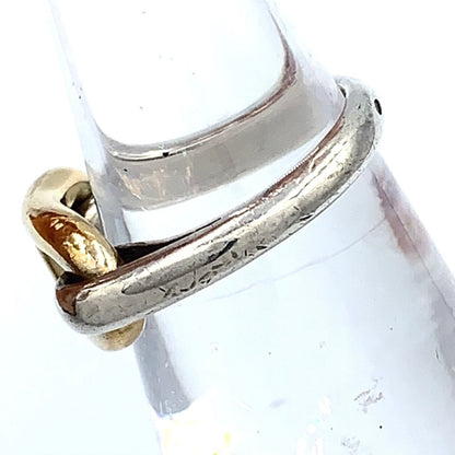 Hermes Chaine D'Ancre Yellow Gold Silver Ring — view 7