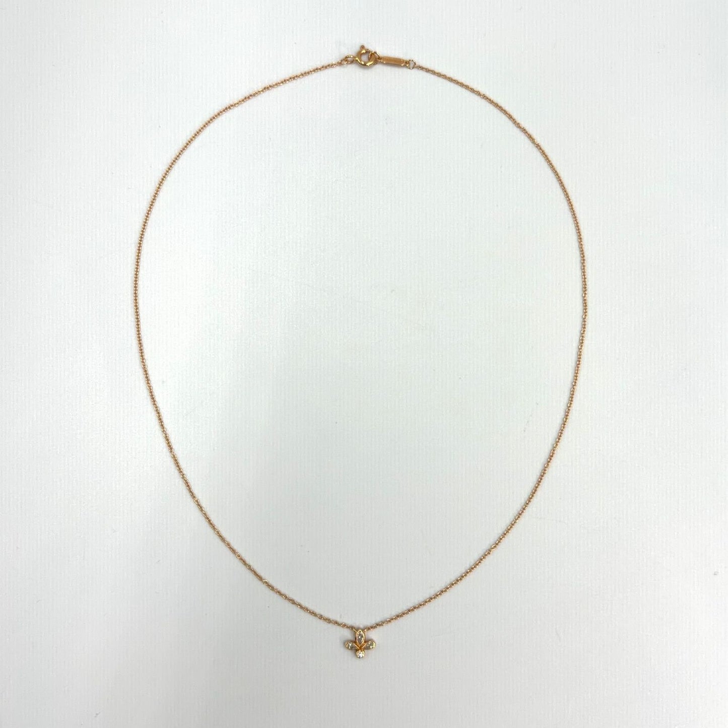 Tiffany & Co Fleur de Lys Yellow Gold Necklace — view 3