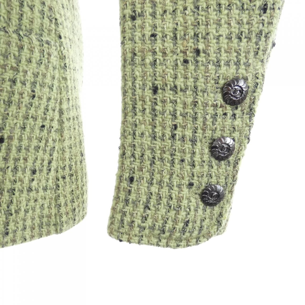 Chanel Vintage Jacket Green — view 6