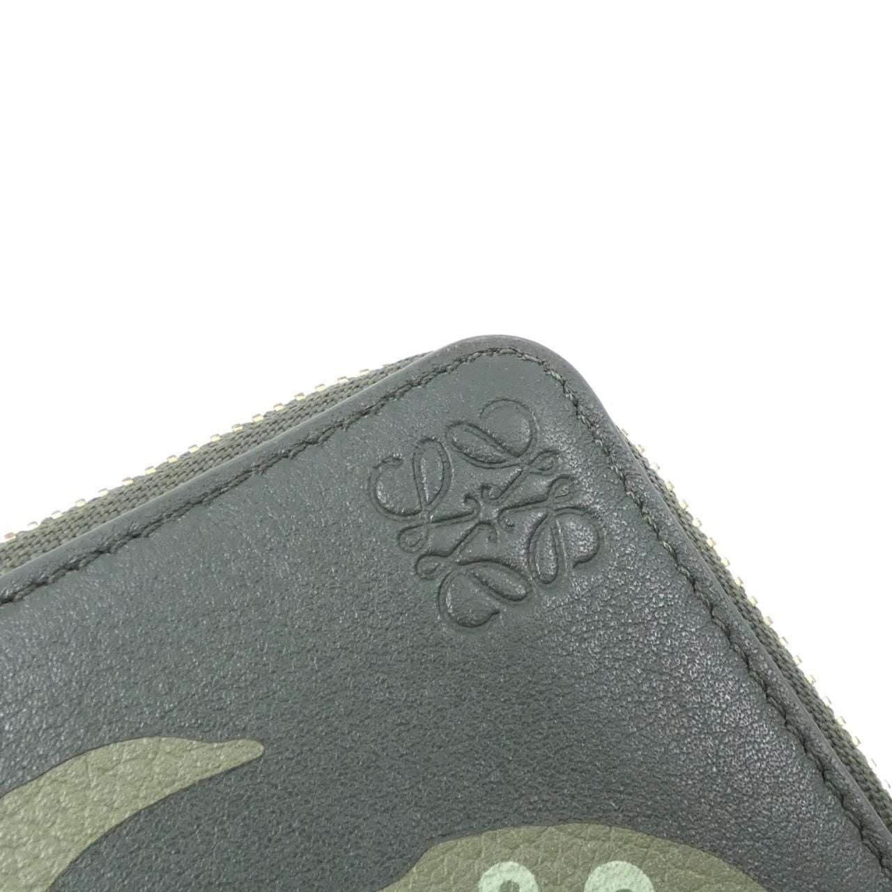 Loewe Coin Case Coin Purse Khaki — view 6