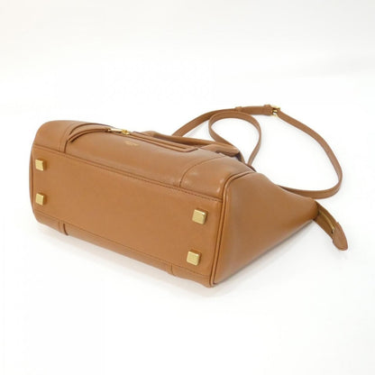 Celine Luggage Small Handbag Tan Gold Hardware — view 3