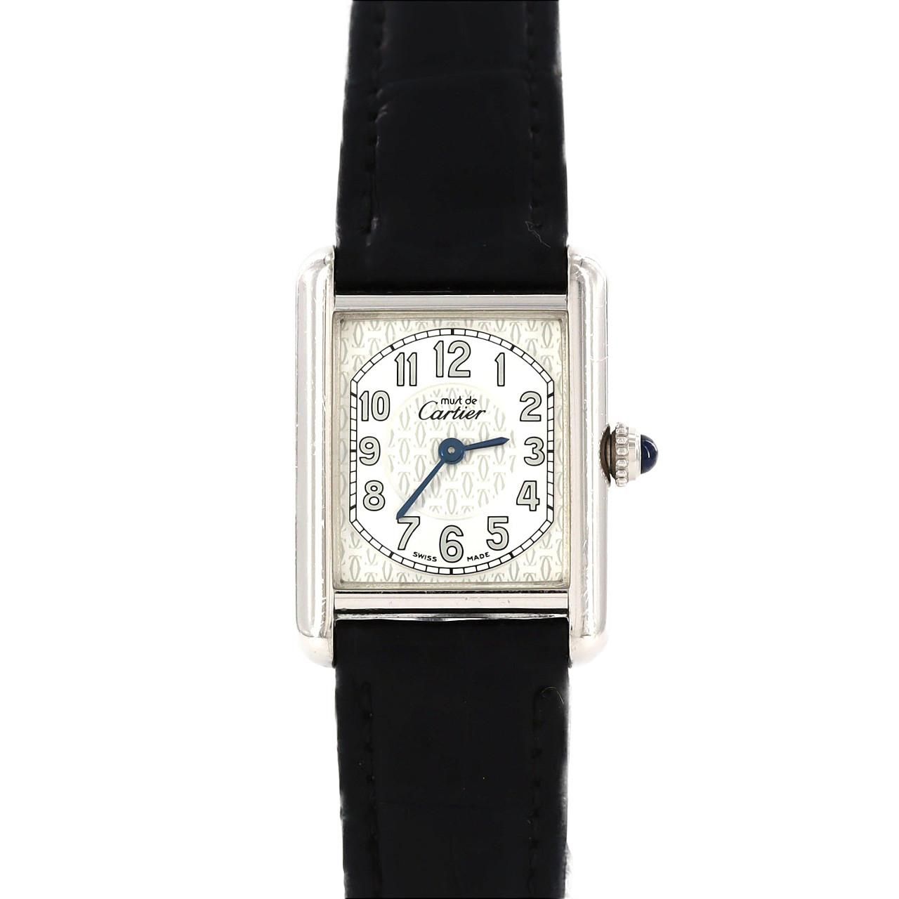Cartier Must Tank Silver Quartz Watch