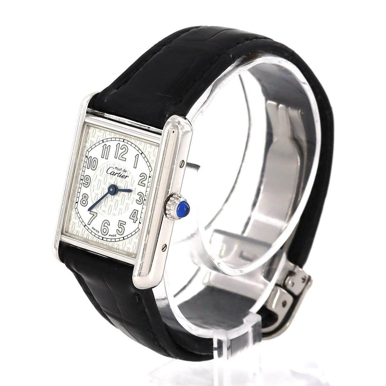 Cartier Must Tank Silver Quartz Watch — view 2