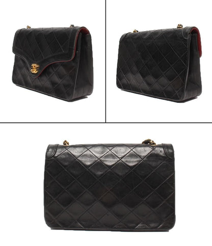Chanel Chain Shoulder Bag Single Lambskin Gold — view 2