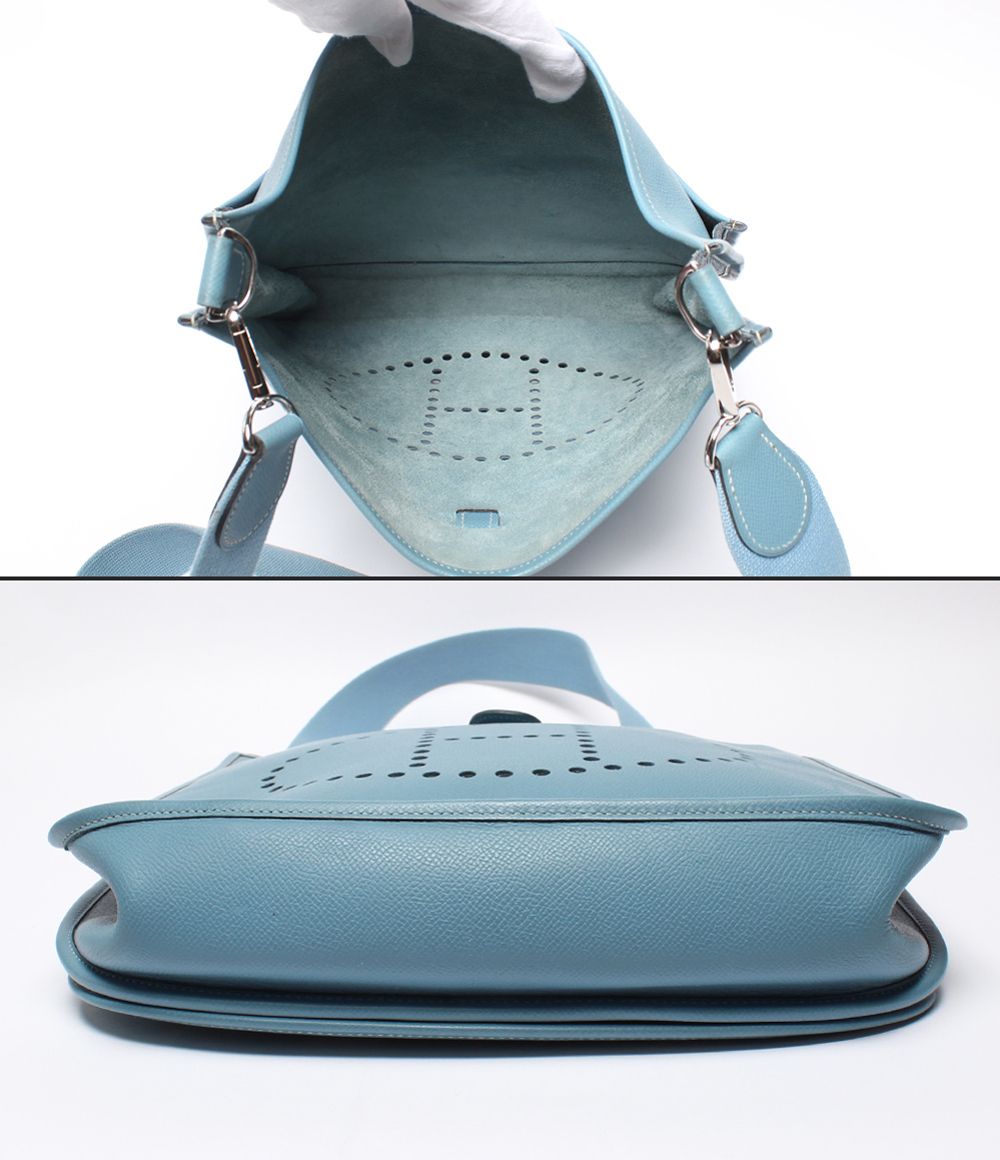 Hermes Shoulder Bag Crossbody Silver Evelyne 2 PM — view 3