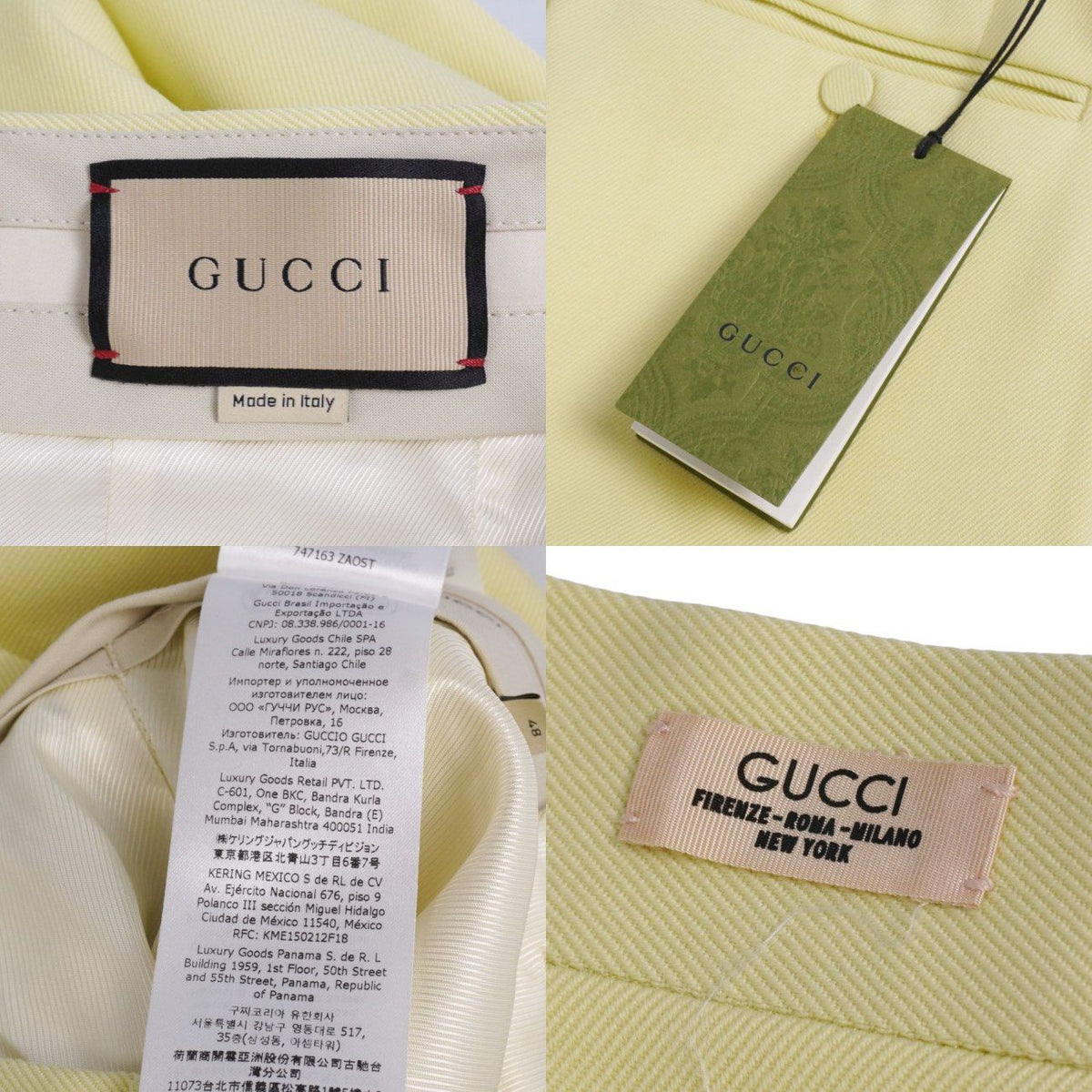 Gucci Pants Long Wide Wool Gabarge — view 5