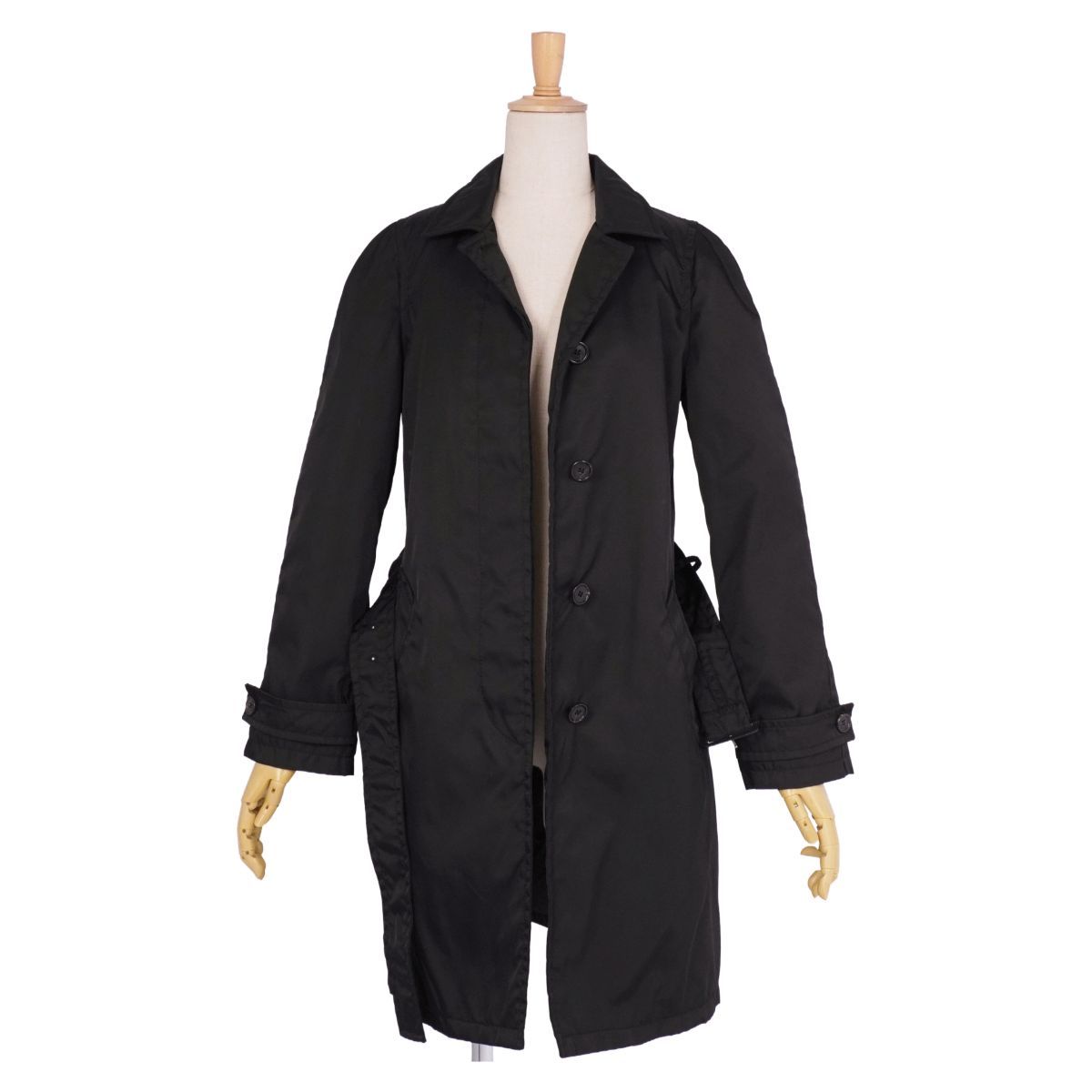 Prada Coat Soutien Collar Balmacan Nairo — view 4