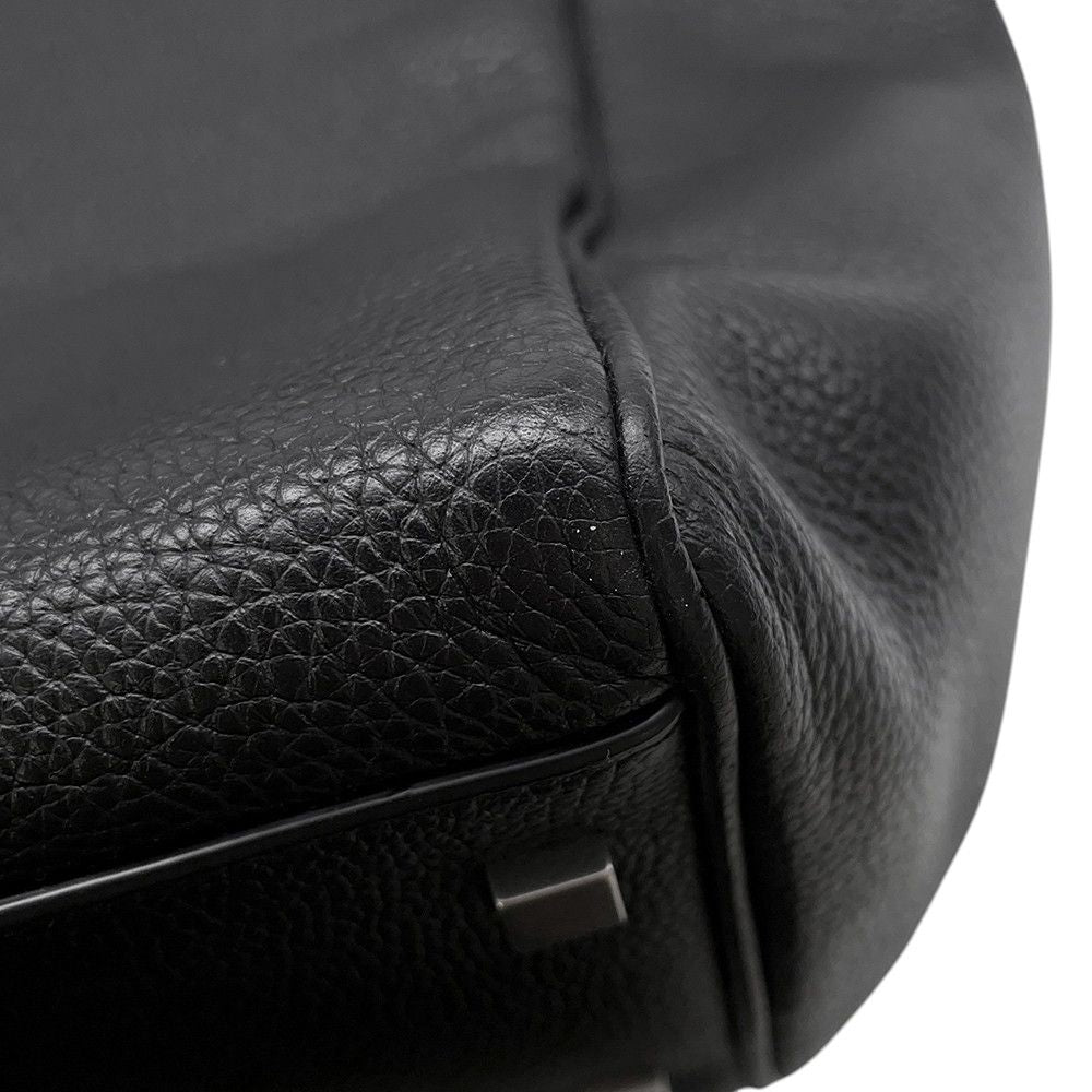 Saint Laurent Paris Tote Bag Manhattan S Leather Black — view 7