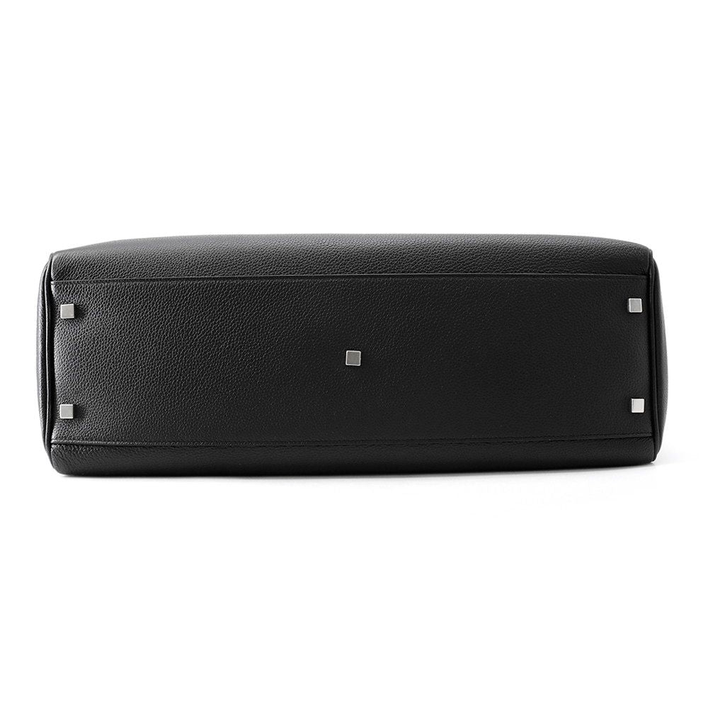 Saint Laurent Paris Tote Bag Manhattan S Leather Black — view 3