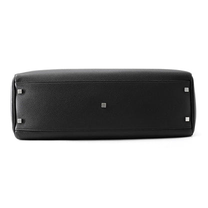 Saint Laurent Paris Tote Bag Manhattan S Leather Black — view 3