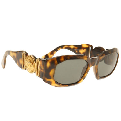 Versace Gianni Medusa a Acetate Gold Plated Brown Sunglasses Eyewear — view 2