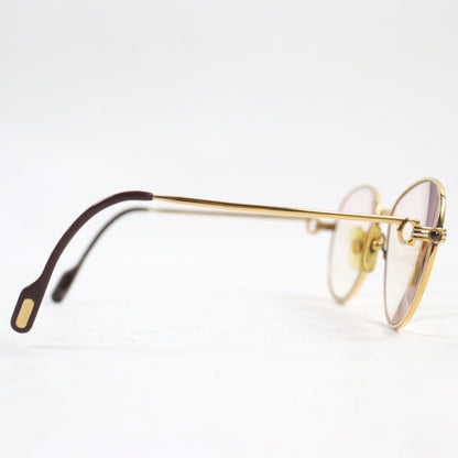 Cartier Trinity Vintage Sapphire Logo Teardrop Prescription Lenses Sunglasses — view 4