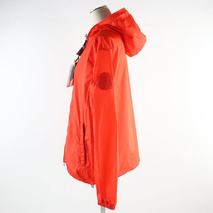 Moncler Alexandrite Logo Patch Hooded Nylon Jacket Orange — view 2