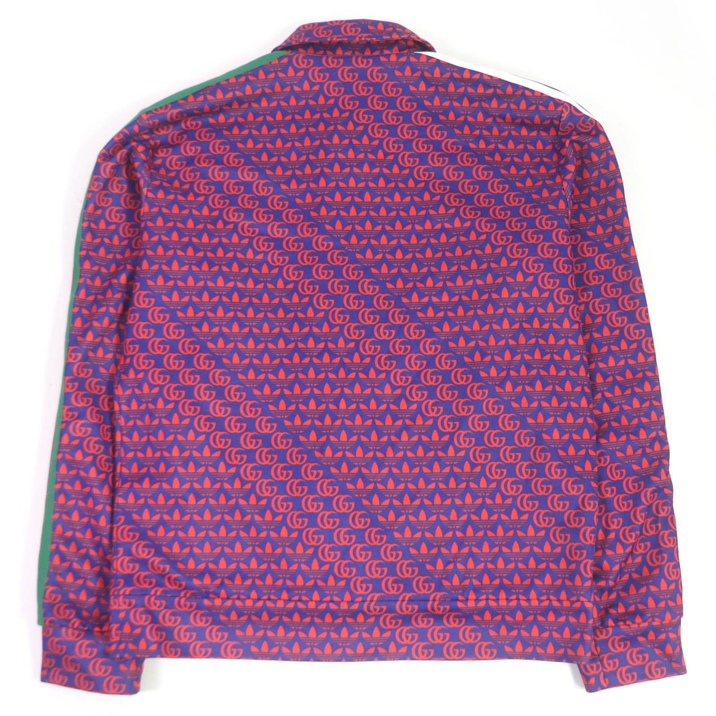 Gucci Adidas Double Trefoil Side Line Jersey Track Jacket Blue — view 5