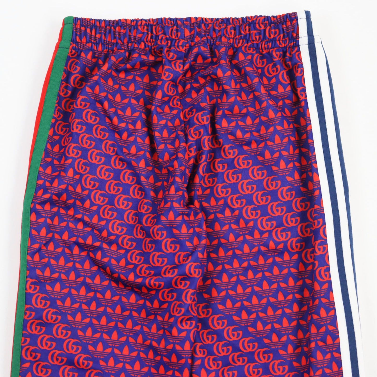 Gucci Adidas Double Trefoil Logo Web Line Track Pants Navy/red XS — view 5