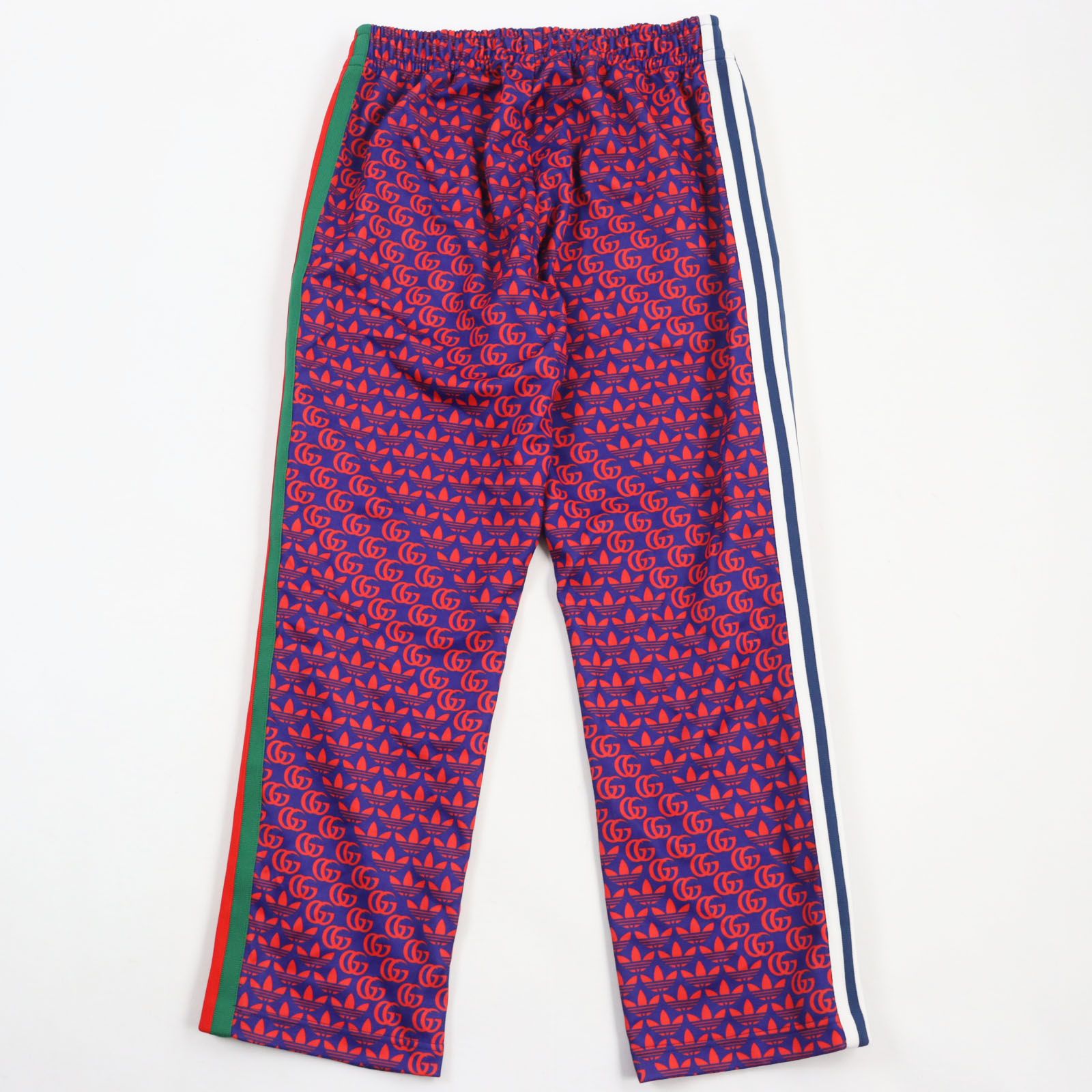 Gucci Adidas Double Trefoil Logo Web Line Track Pants Navy/red XS — view 3