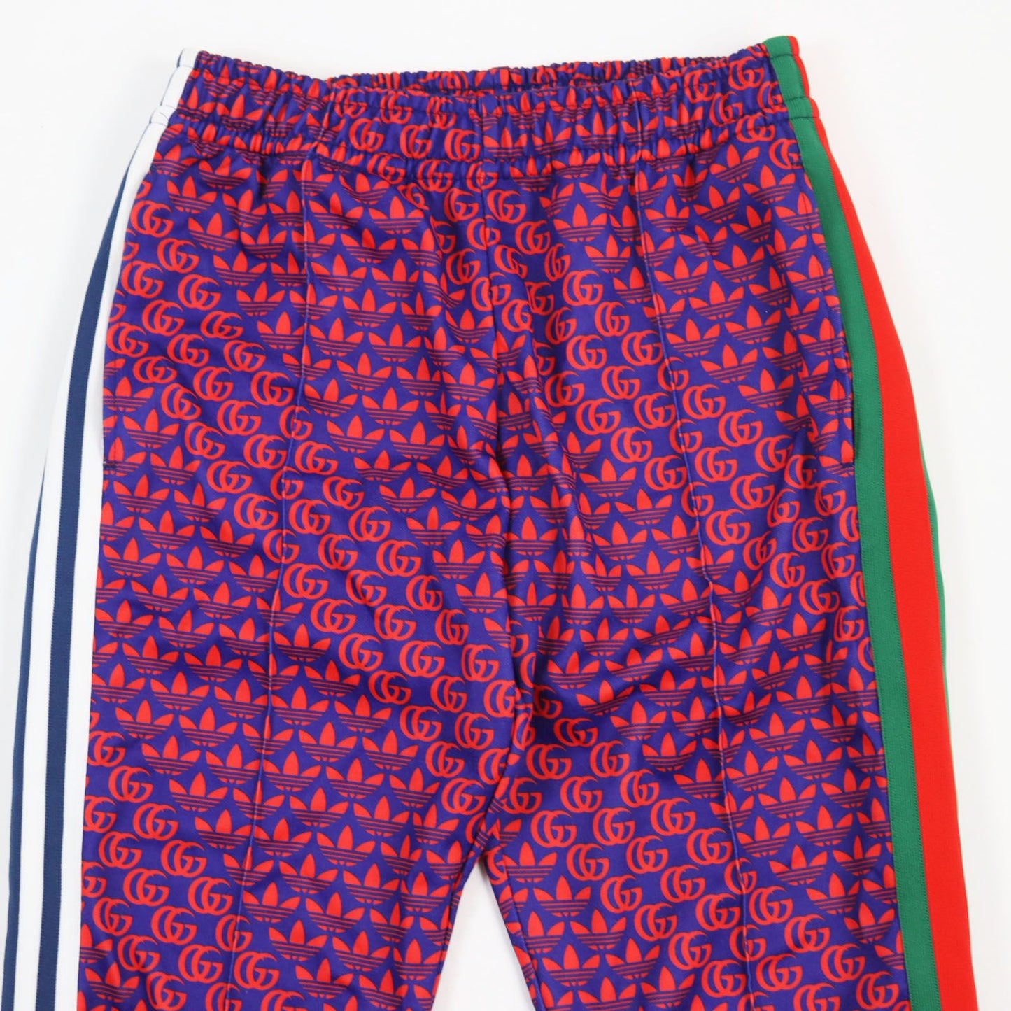 Gucci Adidas Double Trefoil Logo Web Line Track Pants Navy/red XS — view 4