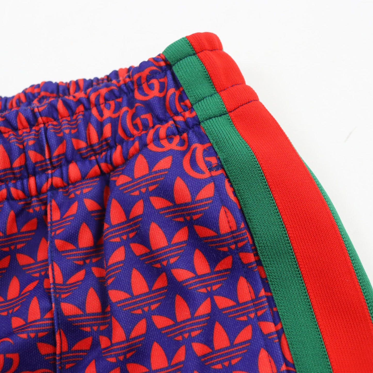 Gucci Adidas Double Trefoil Logo Web Line Track Pants Navy/red XS — view 6