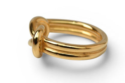 Hermes Scarf Ring Holder Atame Gold — view 2