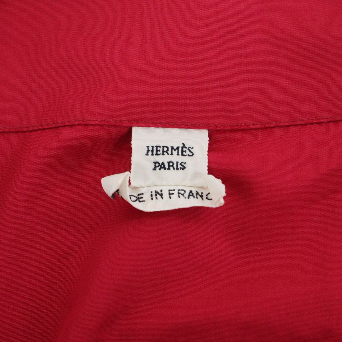 Hermes Belted Embroidered Dress Red 36 — view 3