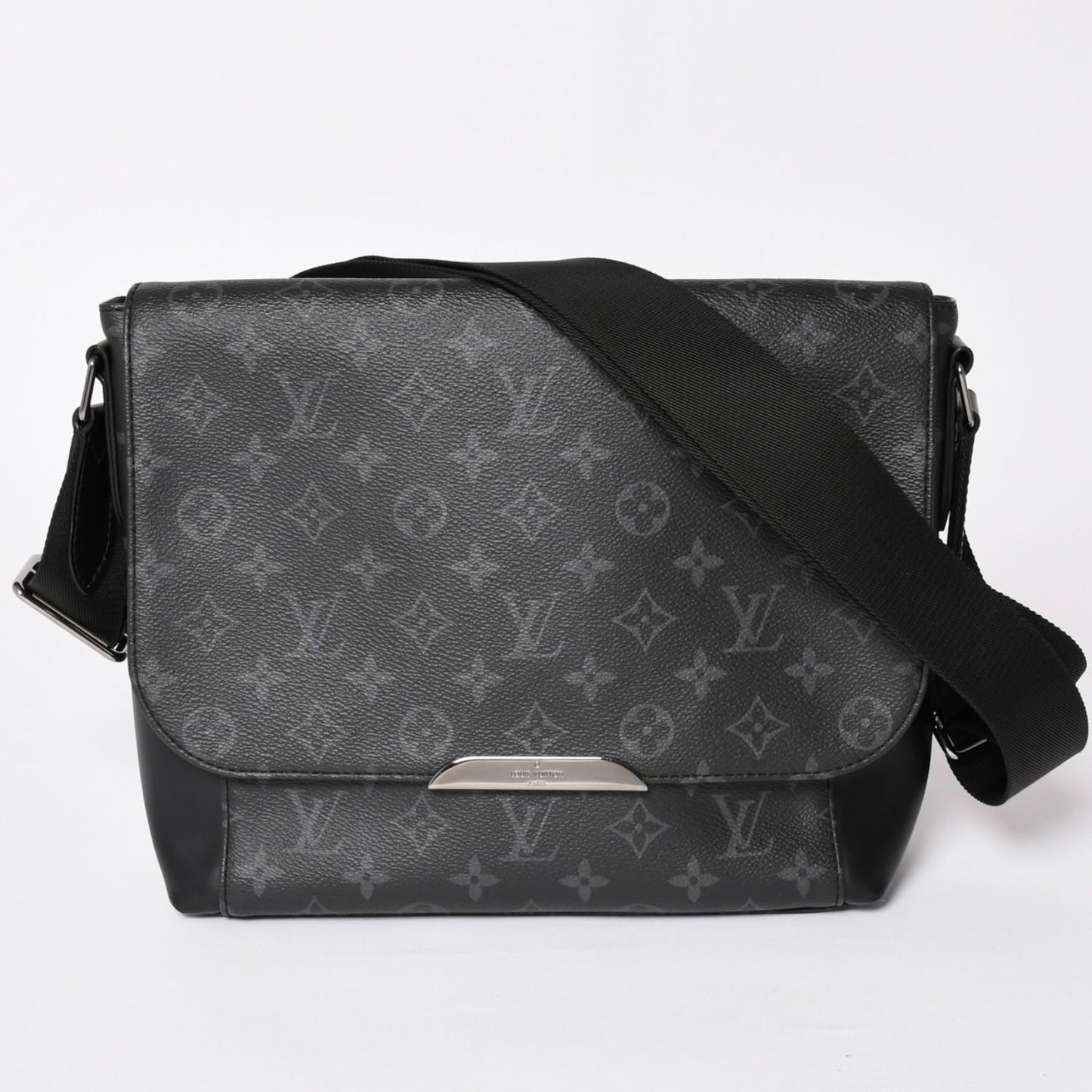 Louis Vuitton Messenger PM Explorer Monogram Black Eclipse Silver