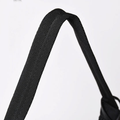 Prada Hobo Nylon Black Triangle Logo Silver — view 5