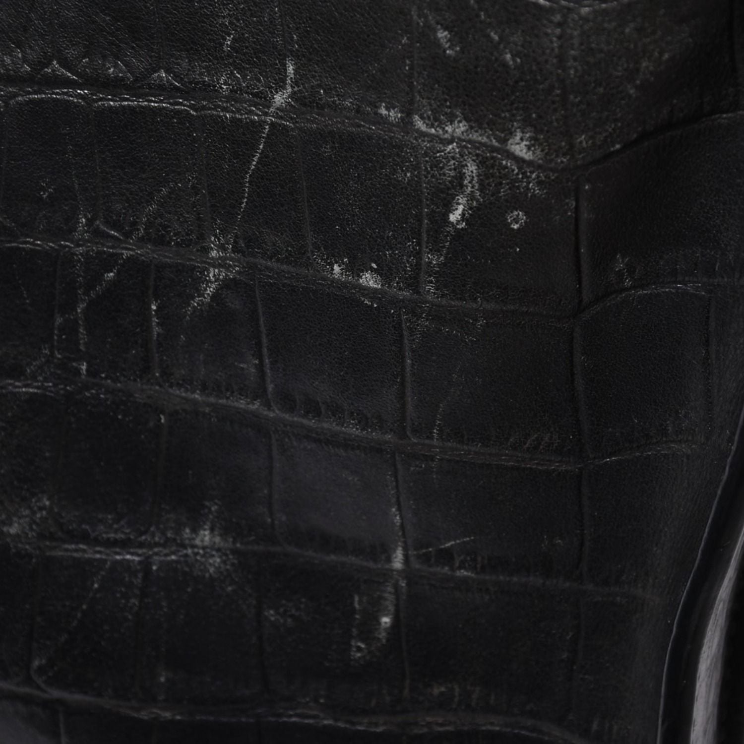 Celine Phoebe Philo Era Square Luggage Phantom Leather Black Handbag — view 6