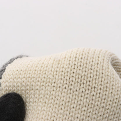 Chanel Scarf CC Logo Gray White Wool Silk — view 6