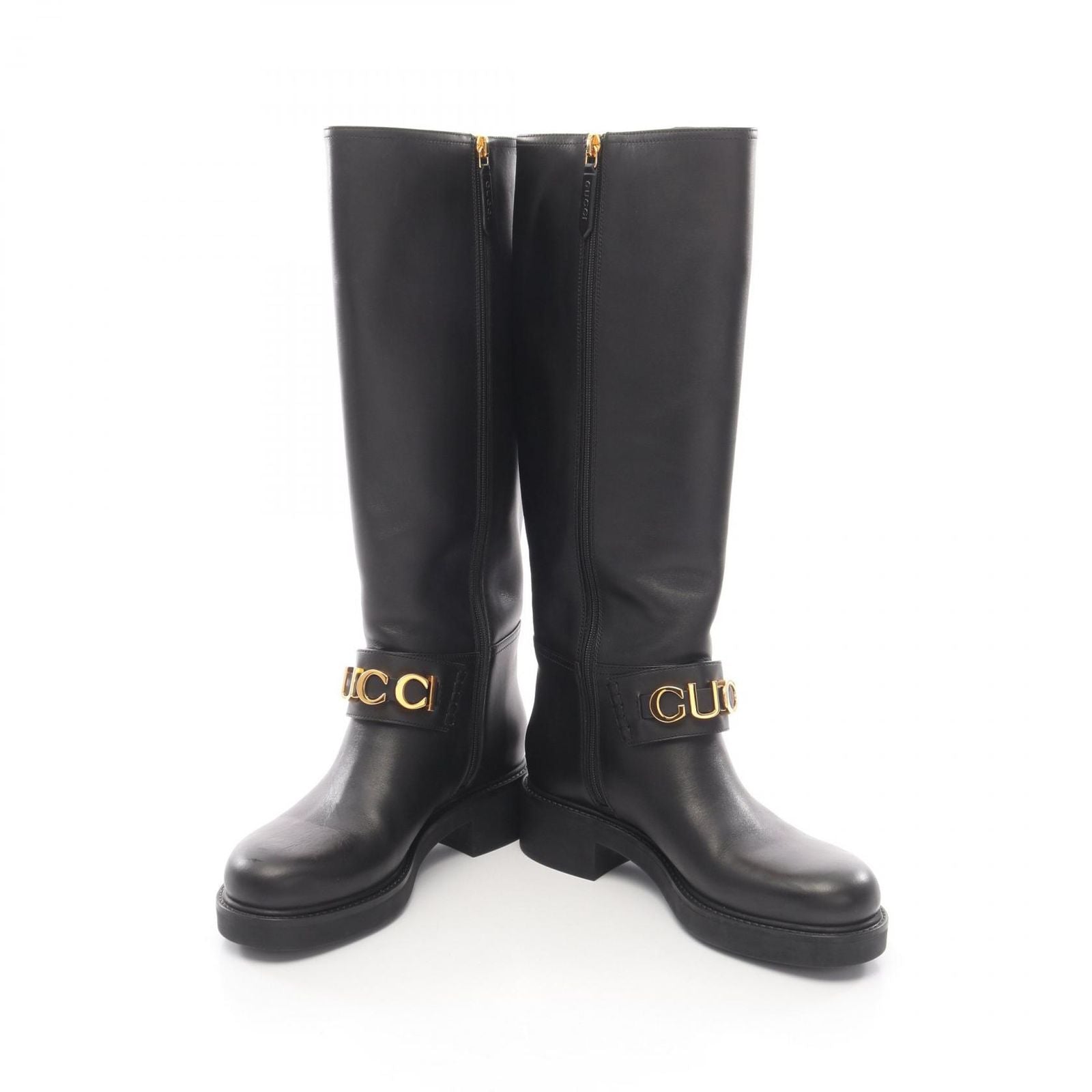 Gucci Boots Logo Long Leather — view 3