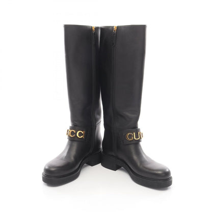 Gucci Boots Logo Long Leather — view 3