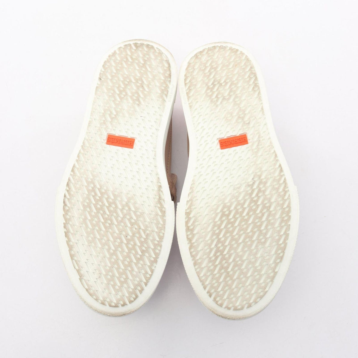 Hermes Slip On Game Kelly Buckle Leather Sneakers — view 4