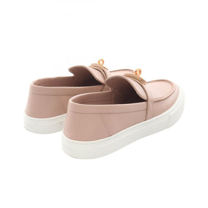Hermes Slip On Game Kelly Buckle Leather Sneakers — view 2