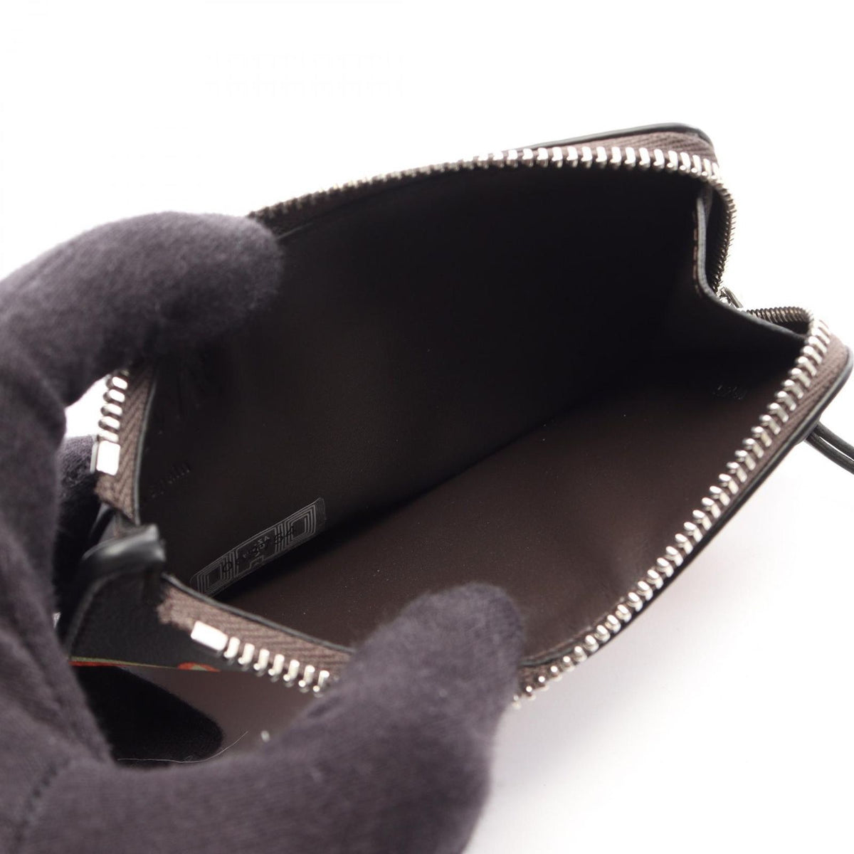 Loewe Card Case Futurist Cat Coin Holder Leather — view 3