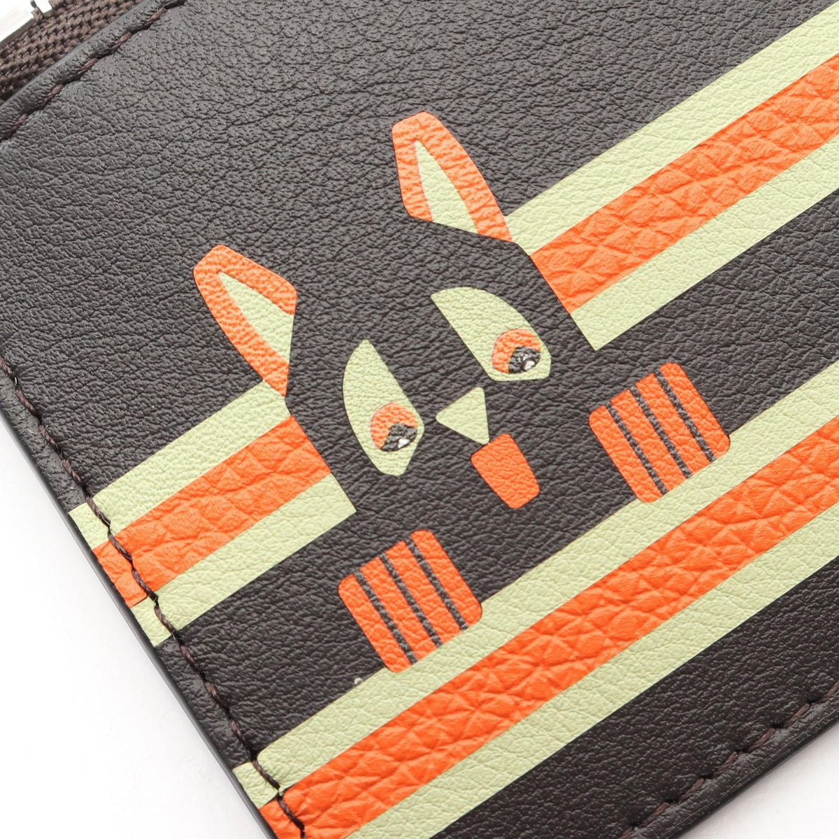 Loewe Card Case Futurist Cat Coin Holder Leather — view 5
