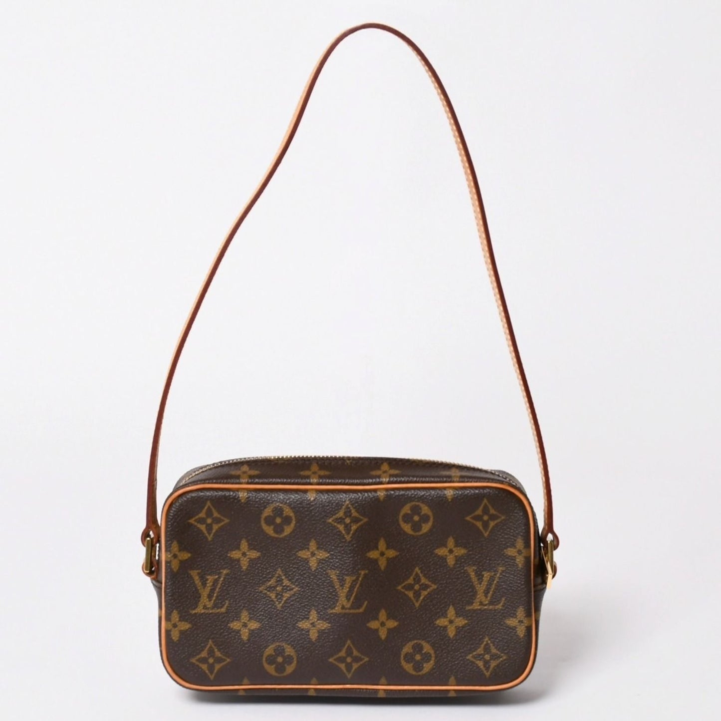 Louis Vuitton Pochette Cite Bag Monogram Canvas Leather Brown — view 2
