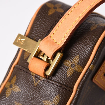 Louis Vuitton Pochette Cite Bag Monogram Canvas Leather Brown — view 6