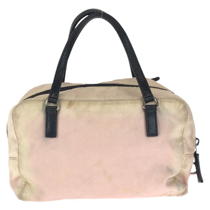 Prada Tessuto Bijou Pink Black Silver Nylon Handbag — view 2