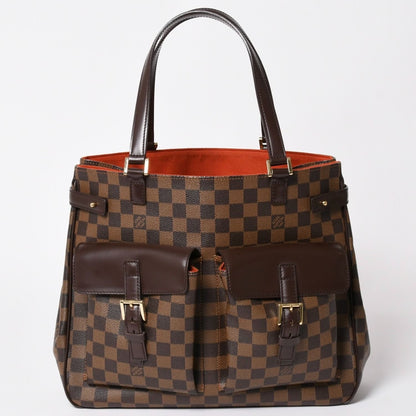 Louis Vuitton Damier Uzes Brown Tote Bag Canvas Gold
