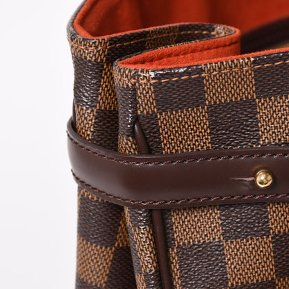 Louis Vuitton Damier Uzes Brown Tote Bag Canvas Gold — view 5