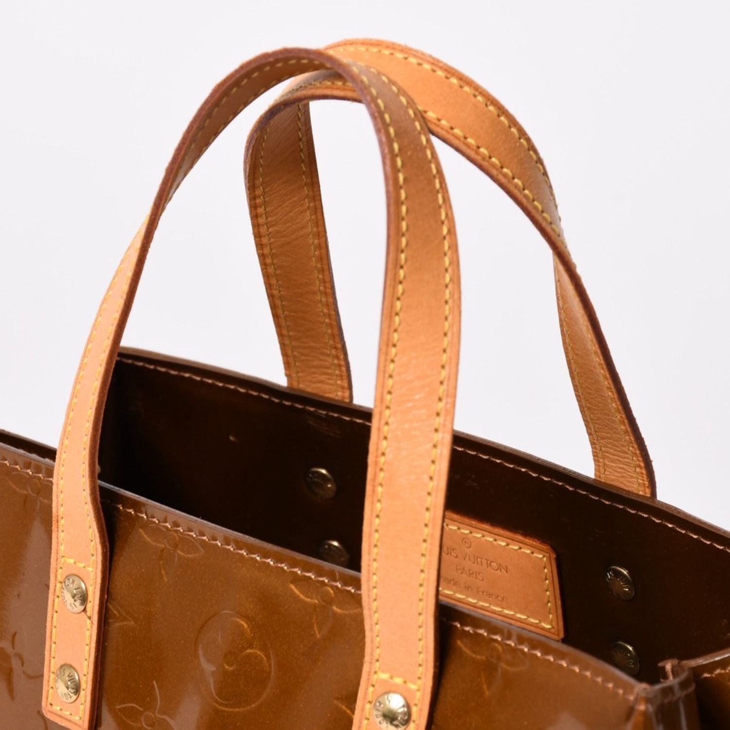 Louis Vuitton Monogram Reade PM Handbag Ivory Gold — view 8